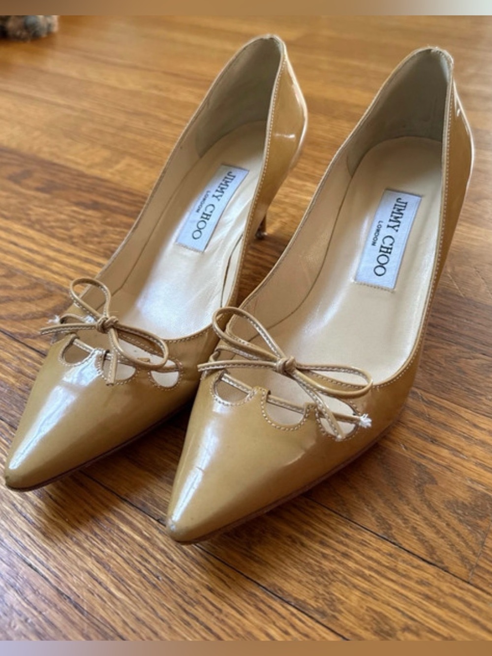 Jimmy choo patent leather heels 36.5/6
